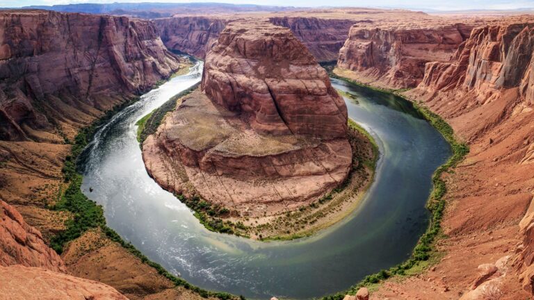 The Rio Grande flowing the Grand Canyon.